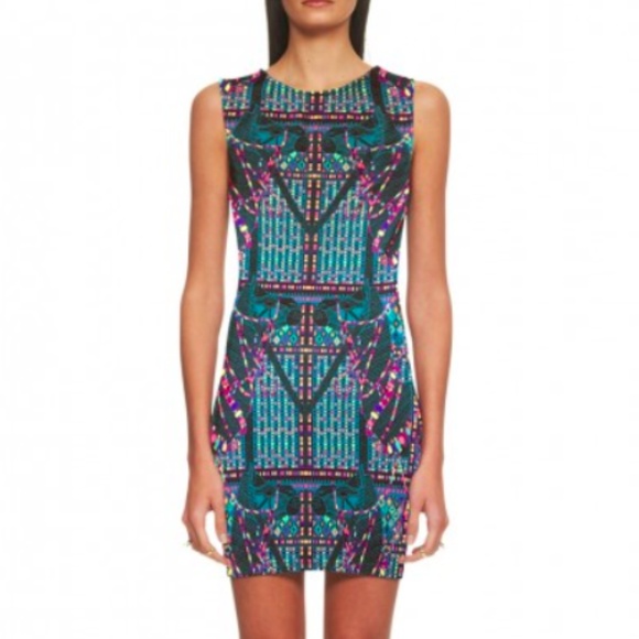 Mara Hoffman Dresses & Skirts - $220 Mara Hoffman Fitted Mini Dress Neon Print